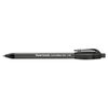 Paper Mate ComfortMate Ultra BP Pen, Retract, Medium 1 mm, Black Ink/Barrel, PK12 6330187